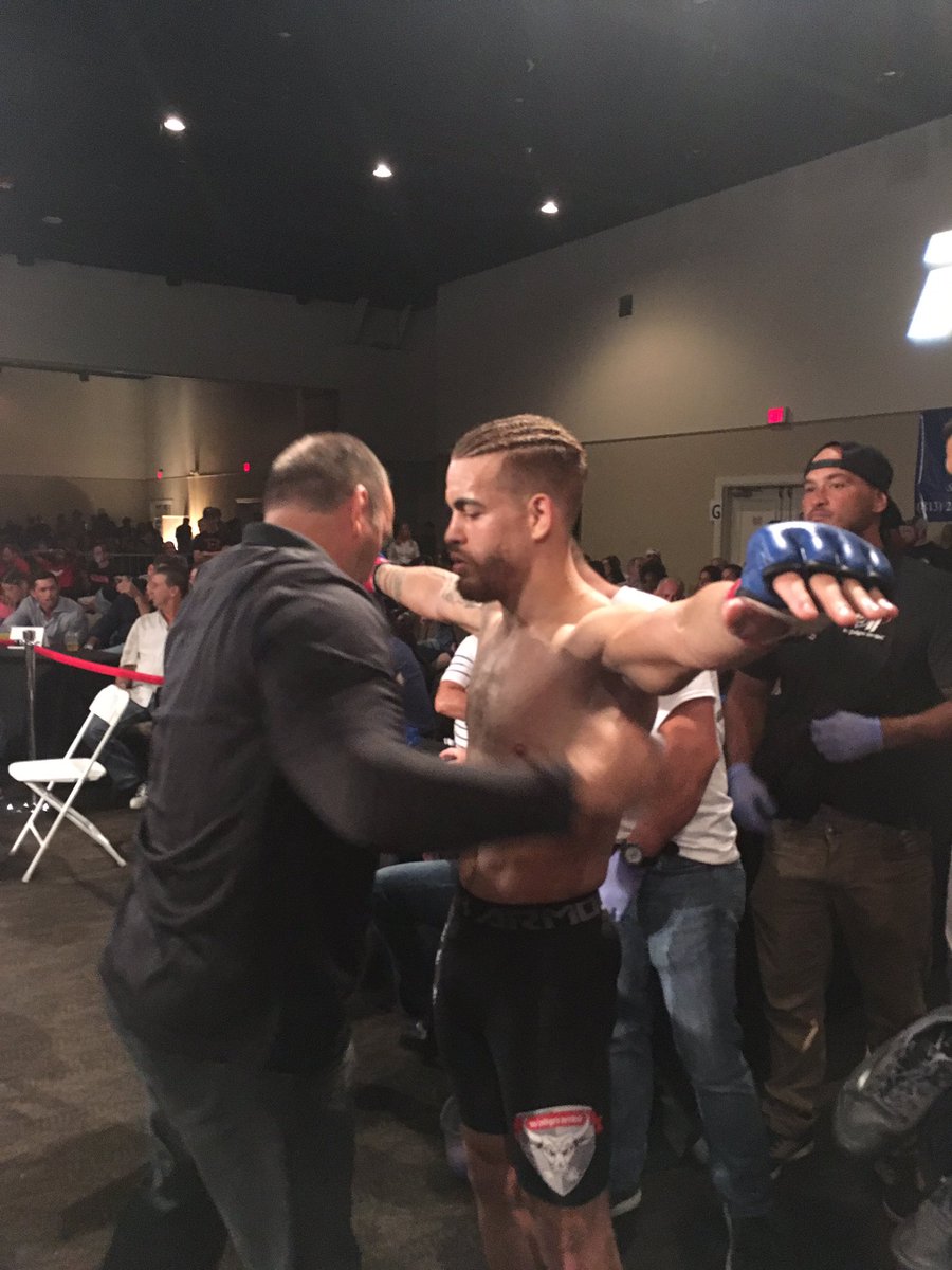 MyNameIsWojcik's tweet photo. Bout number 5 is Matthew Ferraioio vs Daniel Matos @TheLegalManMarc #RFC40 https://t.co/R3Q9enV2un