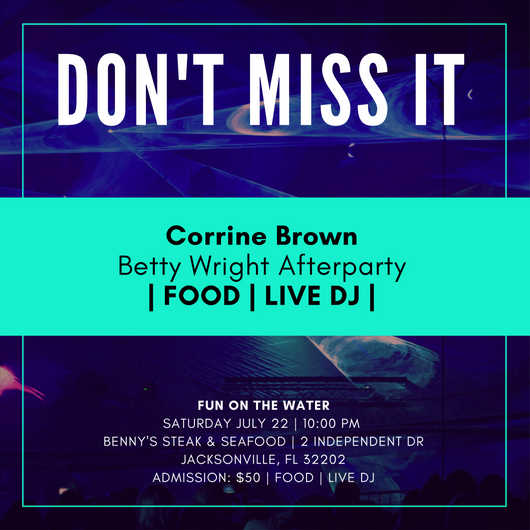 CorrineBrownCon's tweet photo. TOMORROW NIGHT - COME OUT &amp; PARTY ON THE WATER WITH ME!!!! https://t.co/gt3FZx0QT9