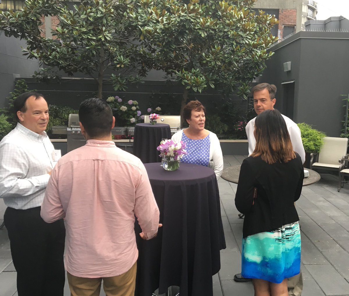 WillRance's tweet photo. .@WSECU here at #SeattleCentral's cocktail &amp; conversation event, #WSECU's Tom M. heavily engaged in conversation. #wsecuallin https://t.co/AT6ez22LO3