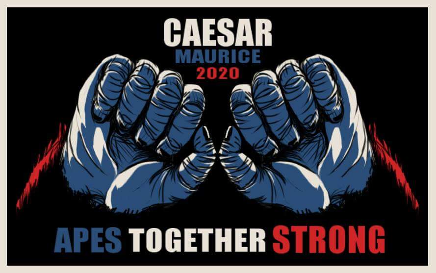 yashiraponce's tweet photo. #WarForThePlanetOfTheApes  Husband's artwork. #Caesar2020 https://t.co/drHoXMzDnC