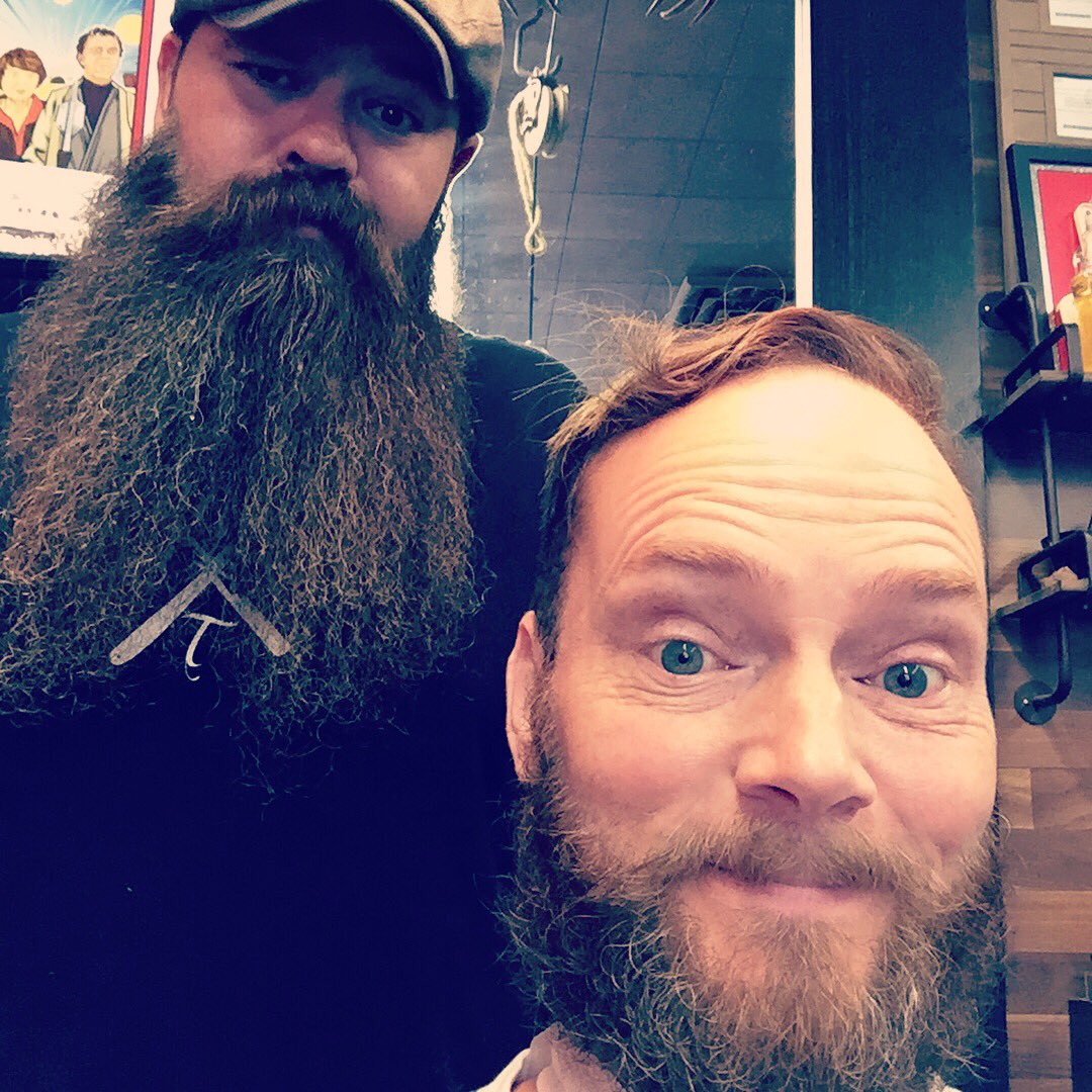 Princehaimbach's tweet photo. #percysez a good barber is a must. Before and after. Ready for #edfringe70 #cvenues #lgbt #fringesissy #howtobeasissy #fringecentral https://t.co/RmvHs5pLGZ