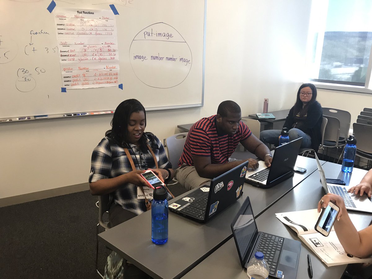 Bootstrapworld's tweet image. #BootstrapCS Algebra teachers when they discovered the "tilt" feature on their game with a mobile device #cspdweek @cspdweek