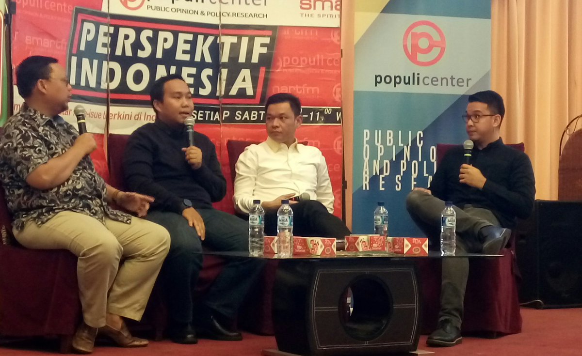 Diskusi #Perspektifind "Setelah DPR memilih20%" bersama <a href="/fadliramadhanil/">Fadli Ramadhanil</a>  <a href="/lukmanedycenter/">Lukman edy</a> <a href="/acehasan76/">Ace Hasan Syadzily</a>          @zackhussein <a href="/Populi_Center/">Populi Center</a>