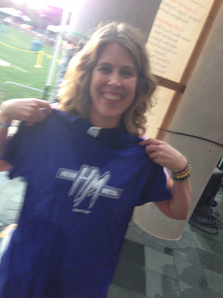 Vice Mayor of <a href="/TownOfHerndon/">HerndonVA</a> loving Herr Metal at <a href="/HerndonRocks/">Friday Night Live!</a>