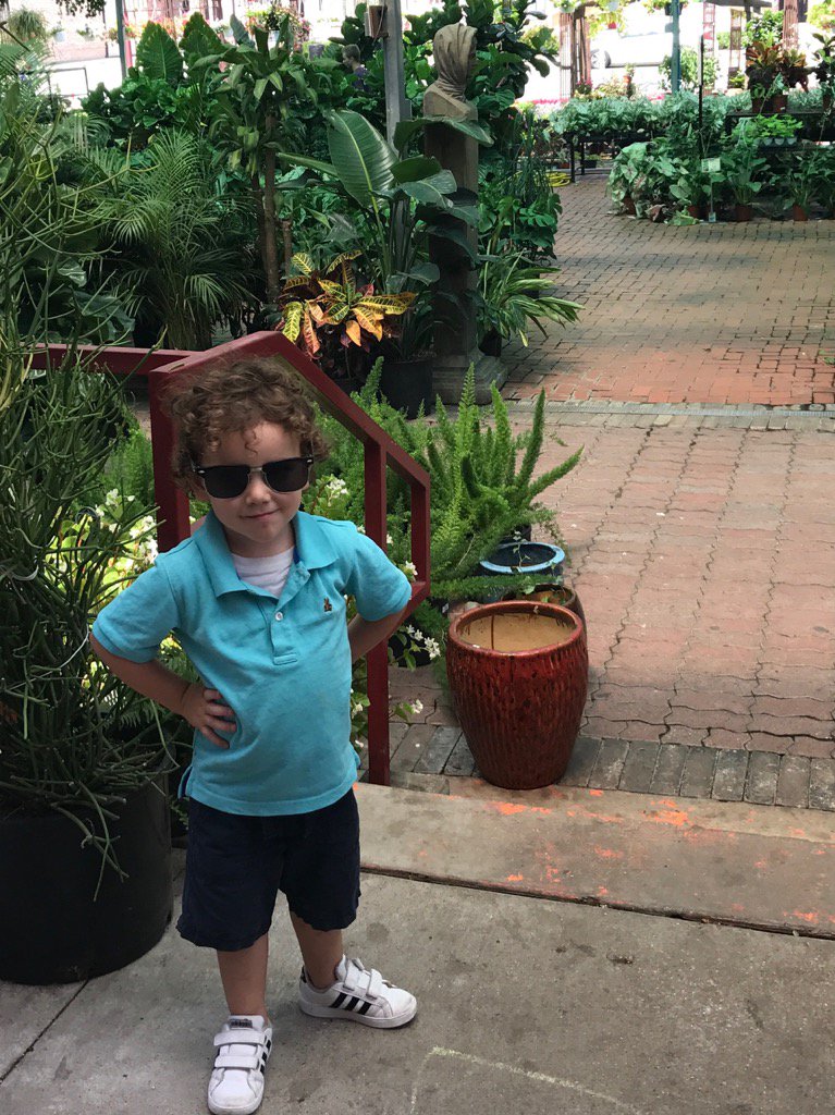 RuibalsPlants's tweet photo. Hot summer, but a cool Ruibal kid in the greenhouse! #ruibals https://t.co/O0c1DBr4K9