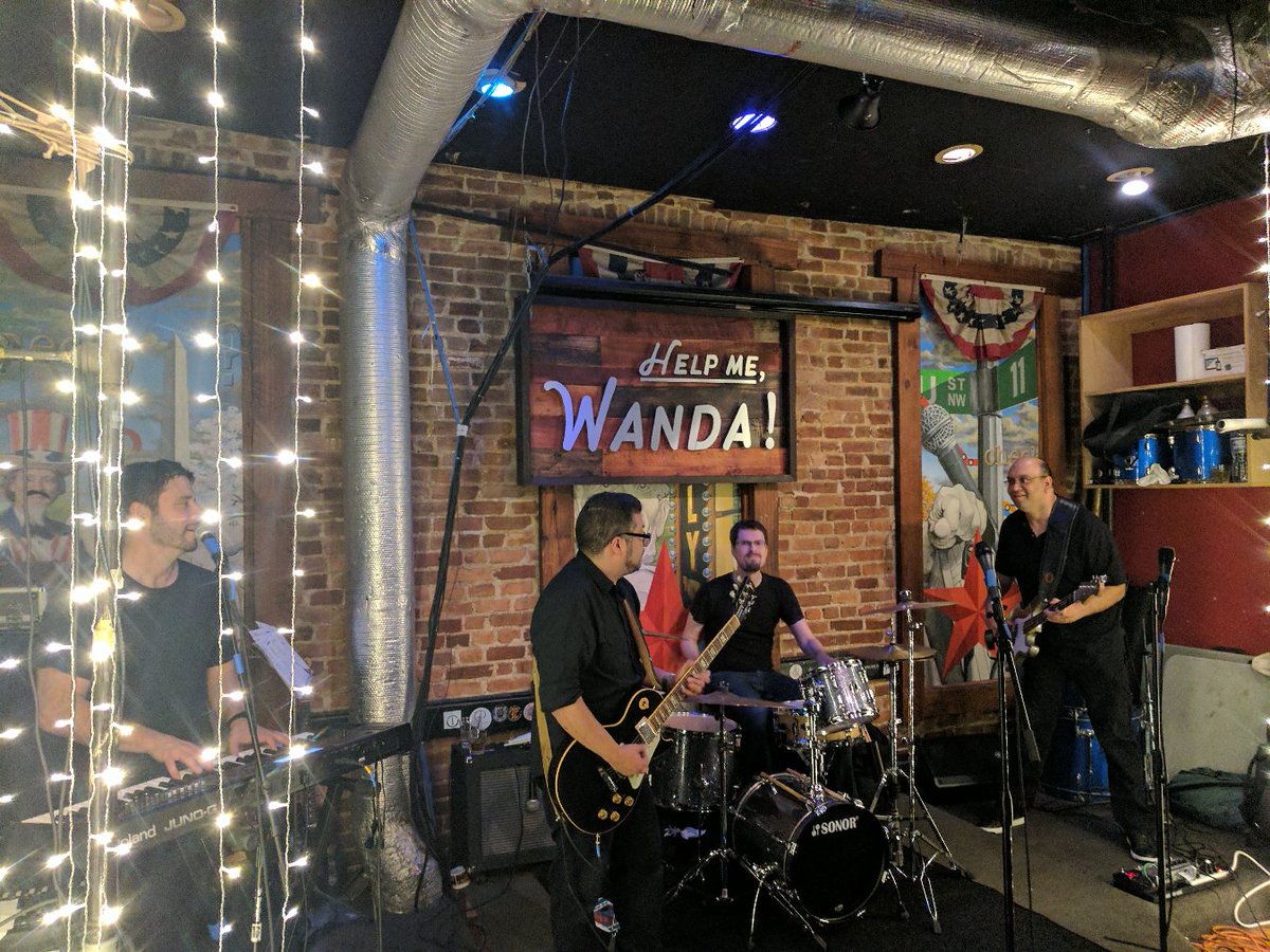 districtmisfits's tweet photo. That moment when your #CapFringe17 show ends, but the band wants to play some more. #HelpMeWanda #LastShowSaturday https://t.co/wXXVuJ90Bu