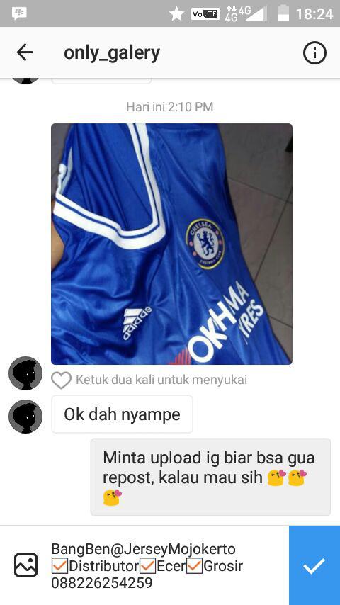 #Testimoni #JerseyMojokerto #TrustedSeller 😎😎😎
