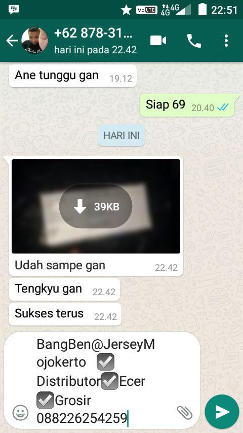 #Testimoni #JerseyMojokerto #TrustedSeller 😎😎😎