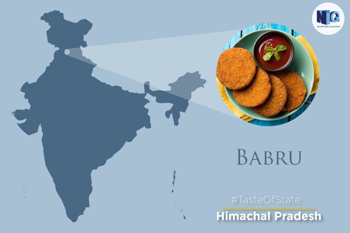 NQIndia's tweet photo. Babrus are Himachali kachoris made of dough patties stuffed with black dal paste and served with tamarind chutney. #TasteOfState https://t.co/Dr1PIEoa9k