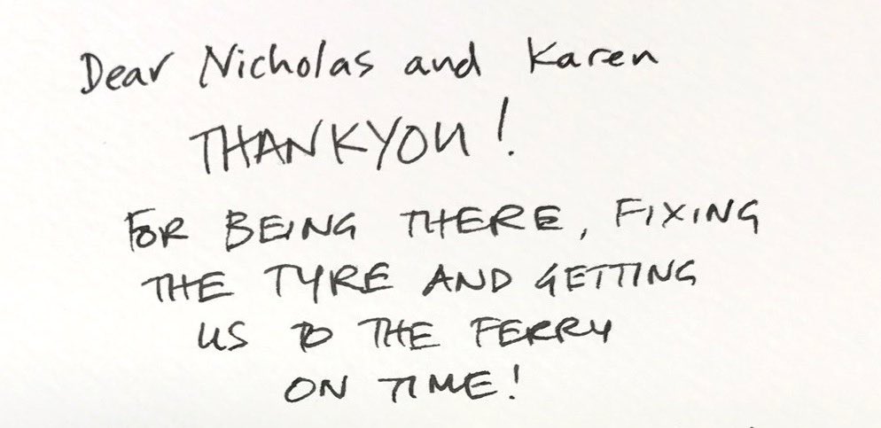 It's nice when you get a thank you card. It's amazing when it's been painted just for us.
🚔👍👨‍🎨
#NiceToBeNice
#NotAllAboutEnforcement
#LDRPU