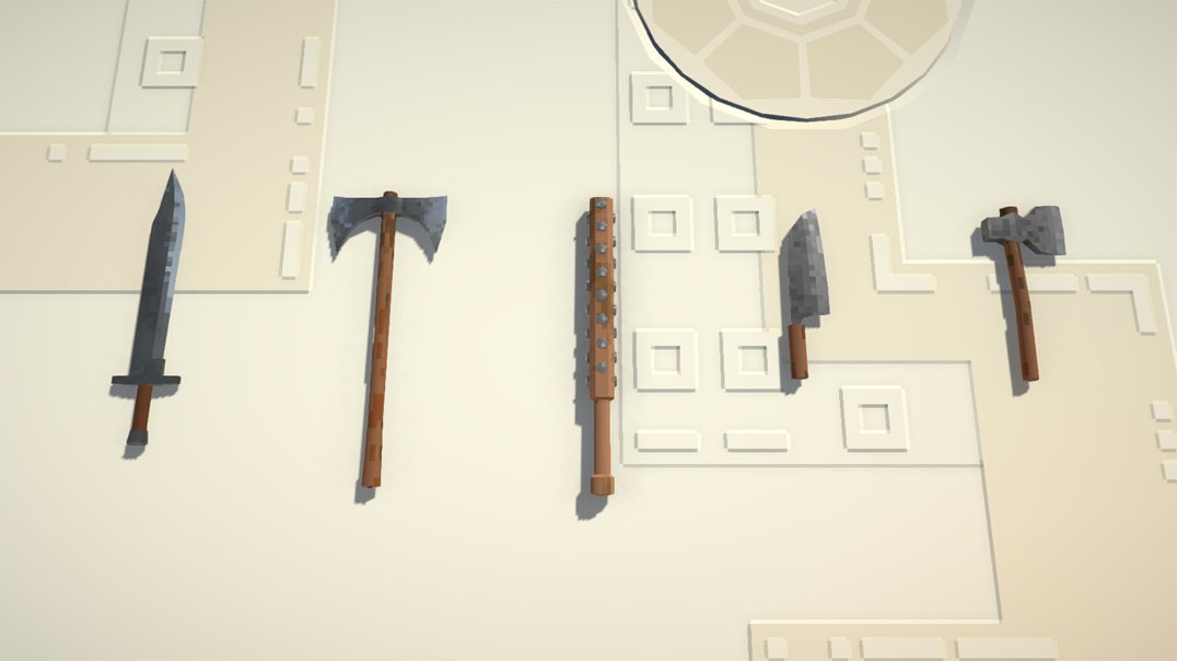 frogshark's tweet photo. New weapons in SWORDY 0.5.0 preview update! More info: https://t.co/s9zeFe5eky #screenshotsaturday #gamedev https://t.co/lhCBV6LAXf