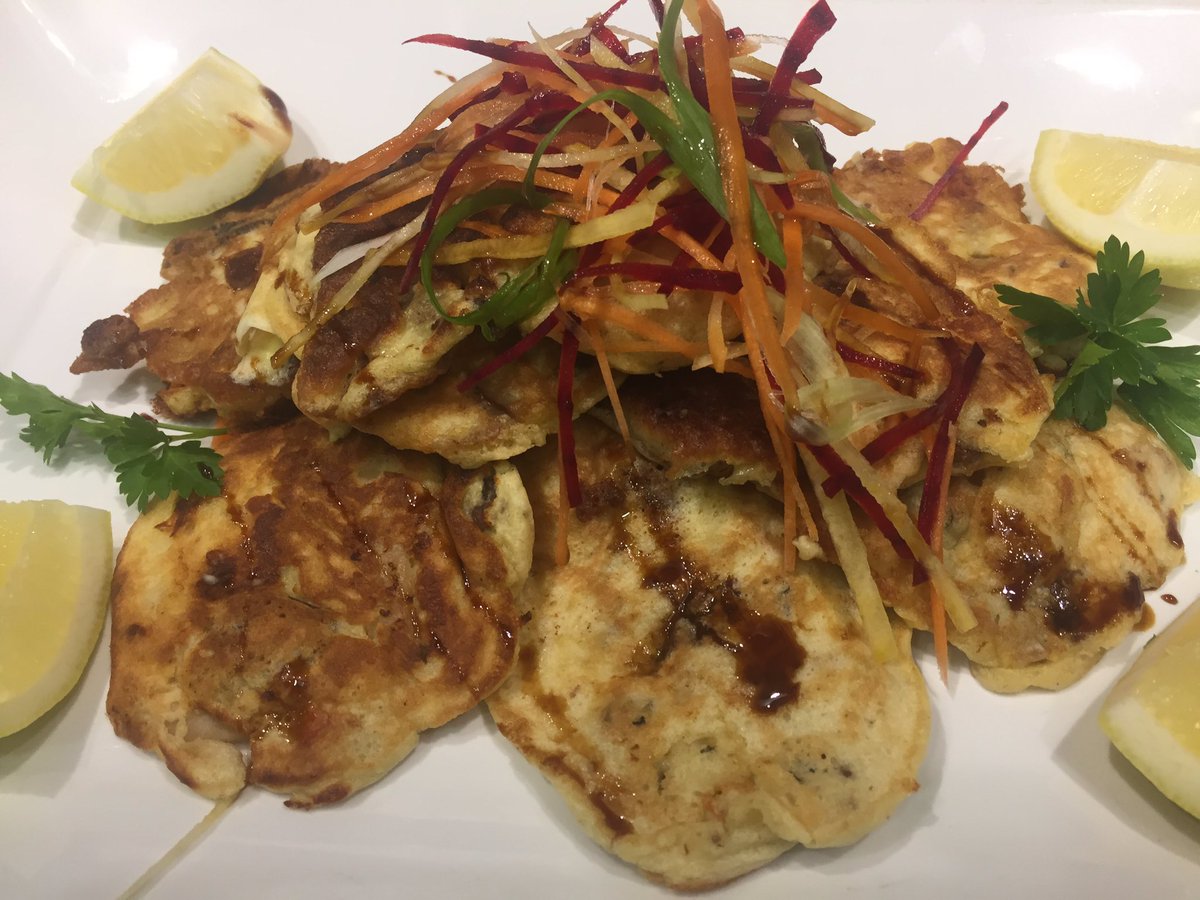 Mussel fritters grown with love, and cooked with love