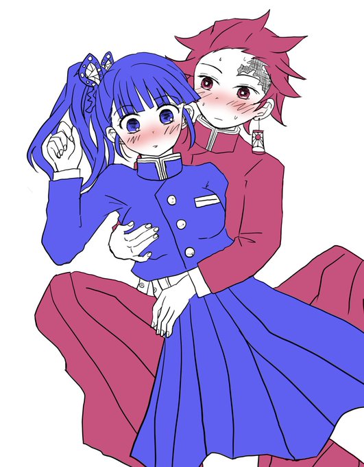 白河くー＠お絵かき垢さんがTwitterに投稿した竈門炭治郎(鬼滅の刃)のイラスト。