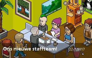 We hebben een gloednieuw staffteam. Lees meer hierover op het nieuws!