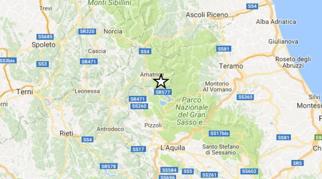 Terremoto tra le province di L’Aquila e Rieti del 22 luglio 2017: la nota di INGV Terremoti