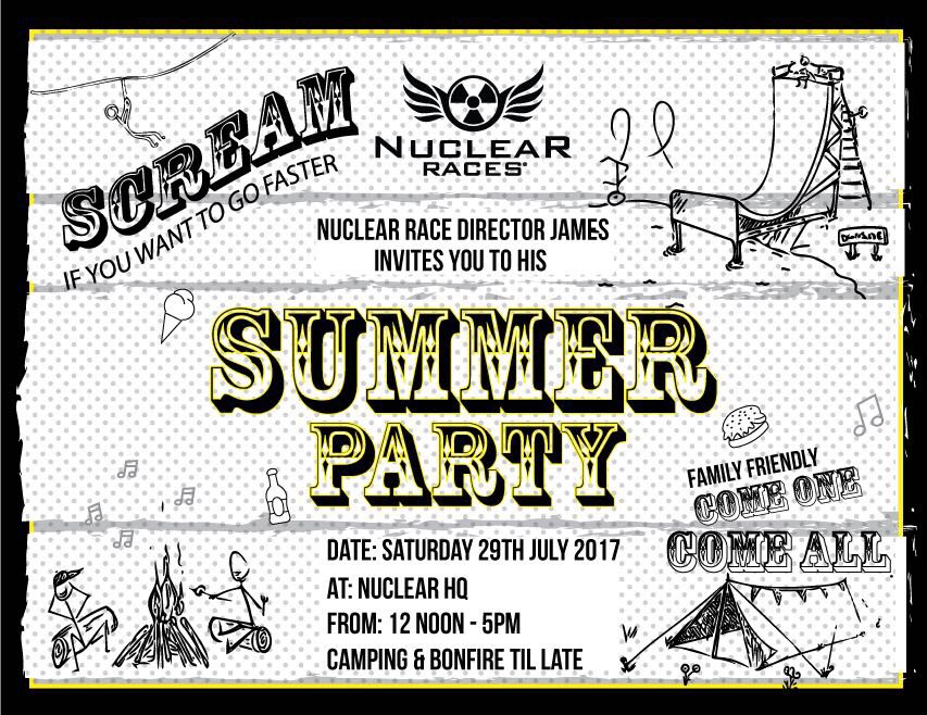 TheNuclearRaces's tweet photo. The BIG Nuclear Chill Out! 

Get booking. This time next week. Endless obstacles, music, games &amp; #lovemud https://t.co/FaNIbFAGfe 🌞☢️🌞 https://t.co/JthFvMQ5Dy