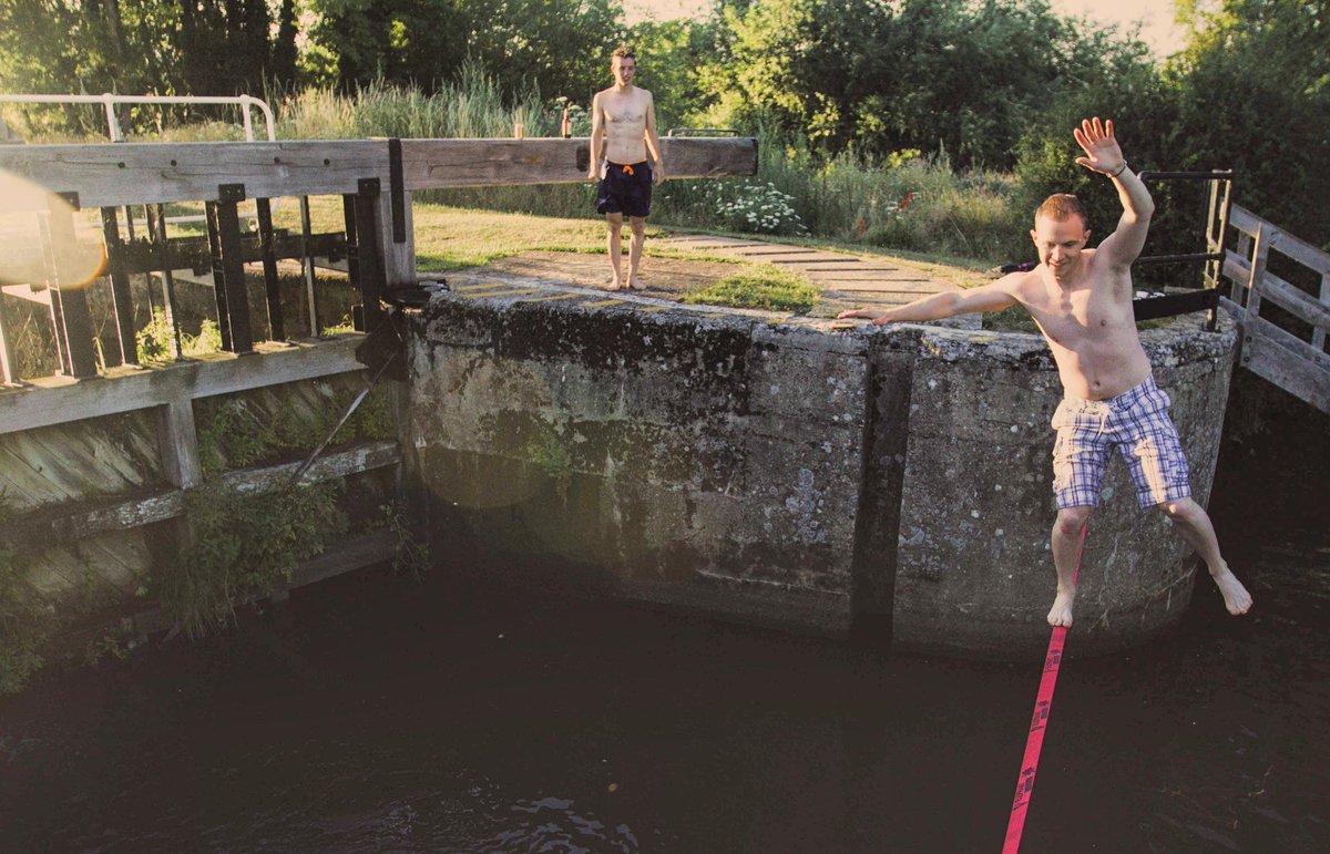 Summer days feeling distant already! #slackline #slackline