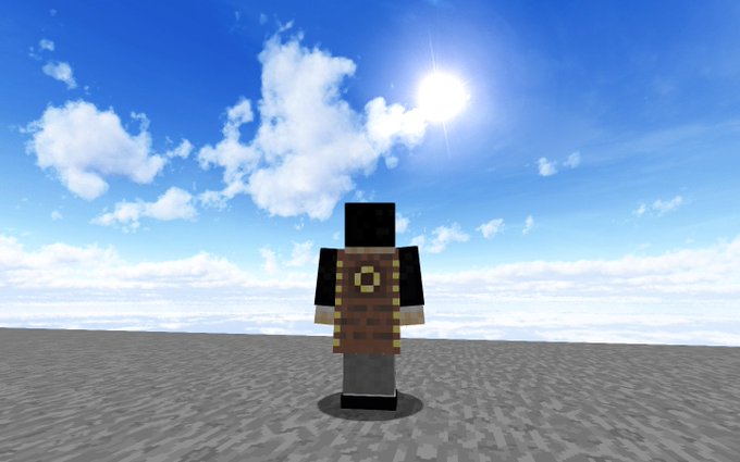 Minecraft のアカウント移行でもらえる特別なマントを装着する方法 Migrator Cape