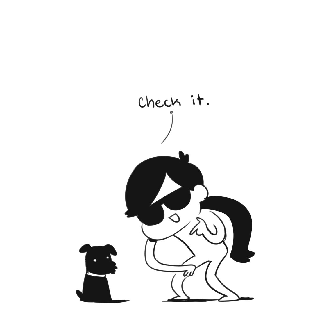 I outta make a separate twitter for these little comics
I just like to doodle myself when I'm anxious?? 