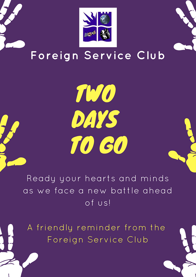 cirfsc's tweet photo. Two days to go till the opening of classes! Are you ready, future diplomats? #TranscendWithUs https://t.co/BHORXzeply