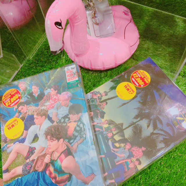 TOWER_Laketown's tweet photo. （……きこえますか……きこえますか…EXO-L JAPANの皆様…今…あなたの心に…直接…呼びかけています…イオンレイクタウン店に…KOKOBOP…入荷しました…芝生も…生やして…みました…しみ…しみ…ここ…ばっぷ…ありがとう…2017年���…最高の夏…) #EXO https://t.co/rFiGKOKgyB