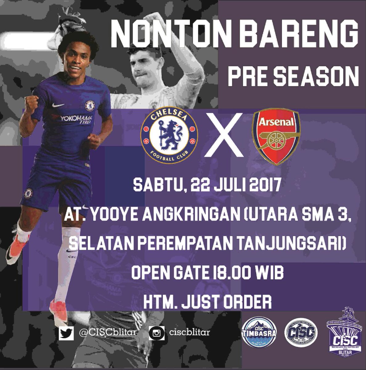 CISCblitar_'s tweet photo. Rindu Chelse? Rindu Chant"? Jangan lupa nanti malam nonbar kok😉 Cek Flayer, Lebih lengkap hub. CP.
#ThisIsCISC #CISCBlitar https://t.co/DTBJYjX4S3