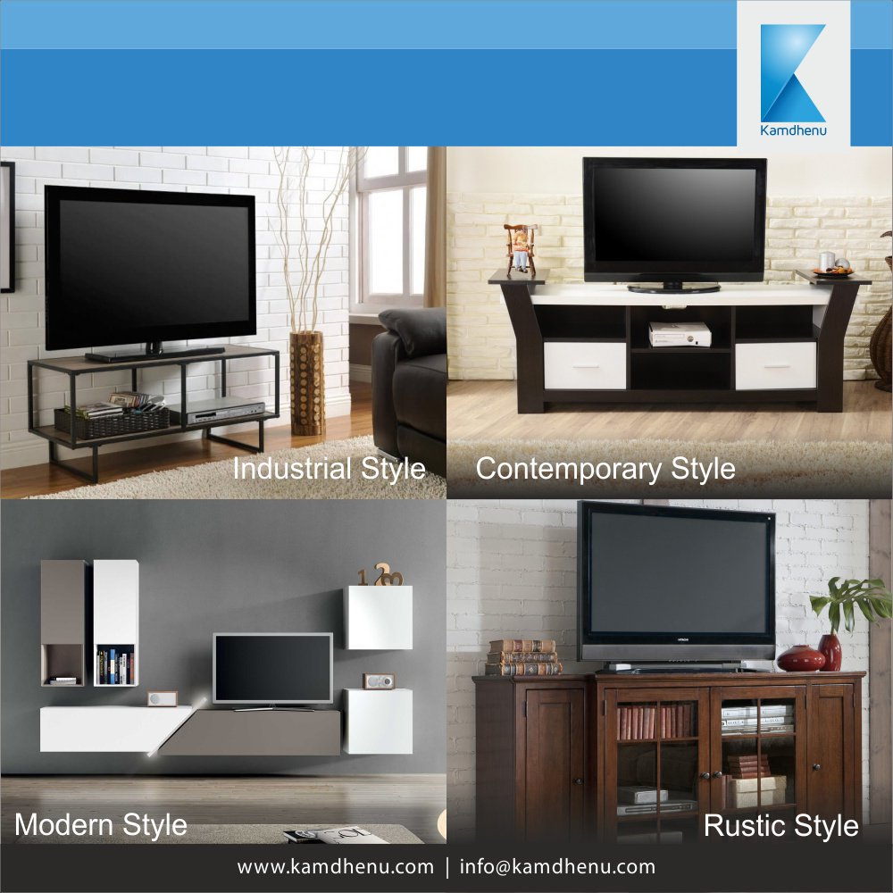 kamdhenugroup's tweet photo. Thinking to renovate ur TV cabinet &amp; don’t know which one will suit the best? Here are different styles to give ur favourite spot a new look https://t.co/JD5y3fJ0hu