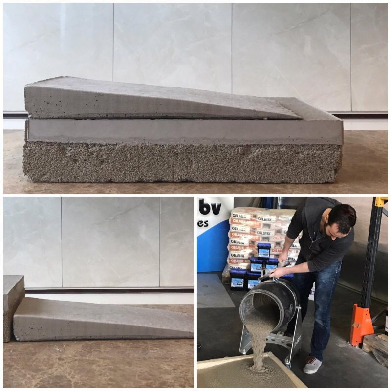 TriAl_Afbouw's tweet photo. CEM FLUX - zelf nivellerende cement giet dekvloer - echter ook op afschot te brengen https://t.co/eEMs53XTRr