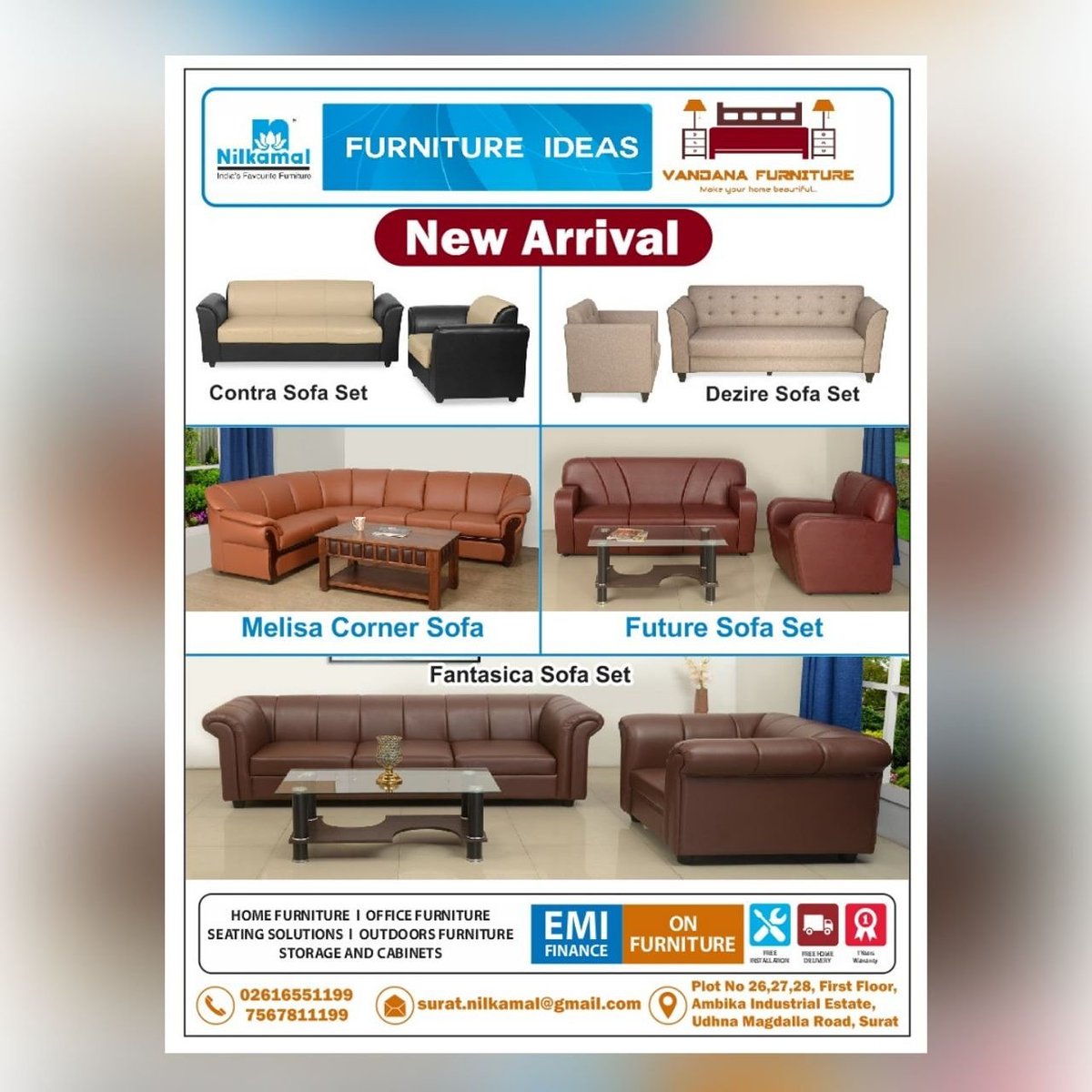 HelloSurat's tweet photo. New Arrival...

#surat #offers #hellosurat #furniture #suratoffers #vandanafurniture https://t.co/Sdfqg5Hvwe