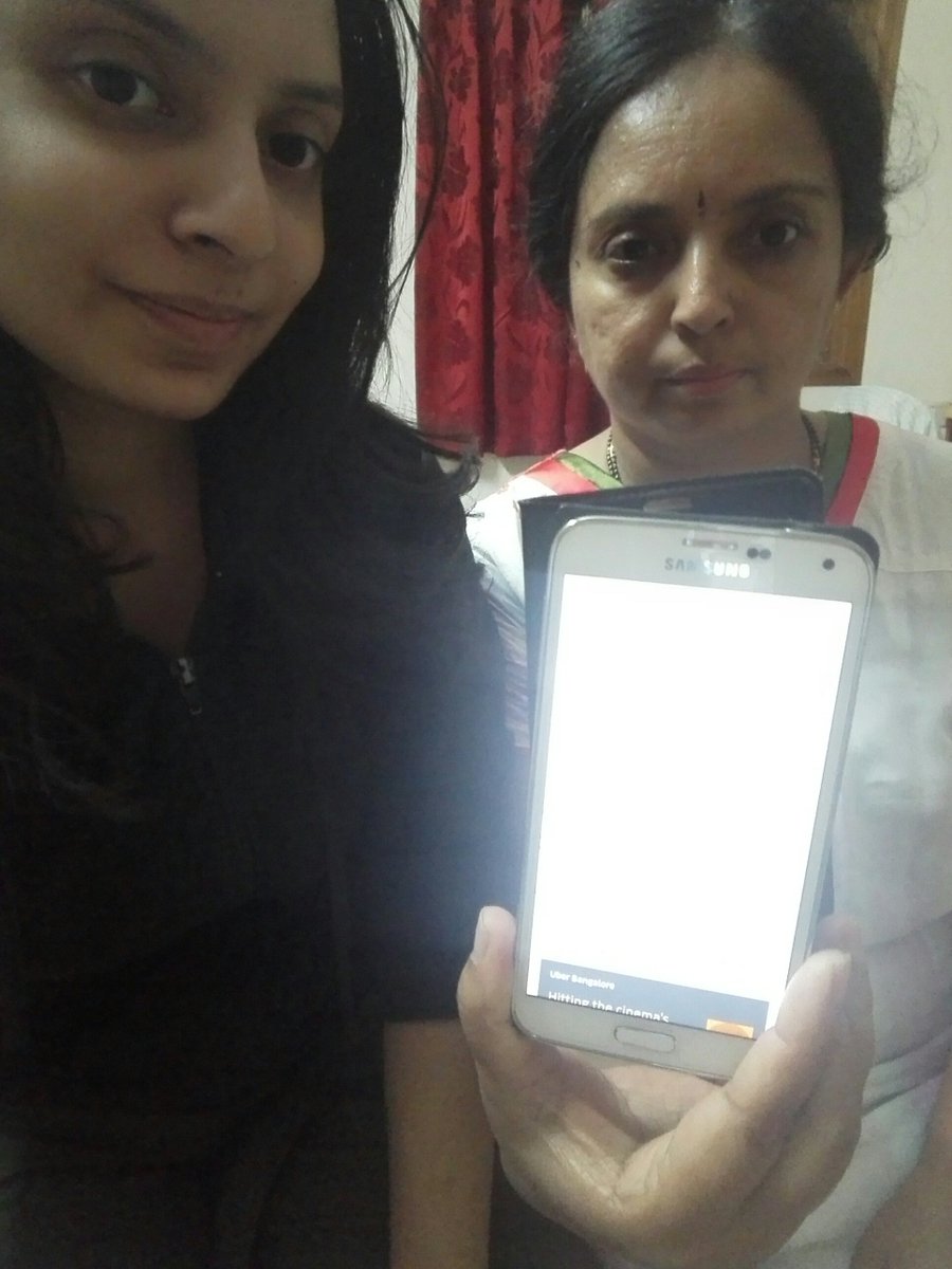 ash_snowflake's tweet photo. Taught mom to use Uber, she loves it! Massive savings with rides at ₹29/4km &amp; ₹49/8km. #LearnToUber https://t.co/ZTeJEcCNuR https://t.co/RrqGHSEr5V