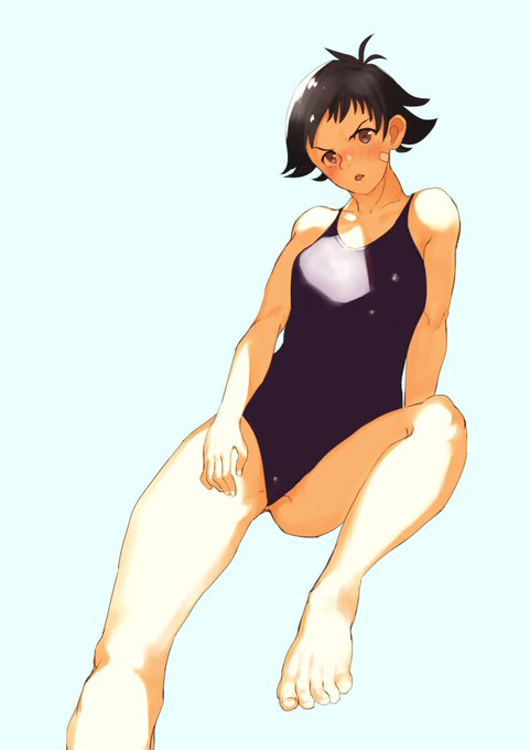 まことちんスク水 