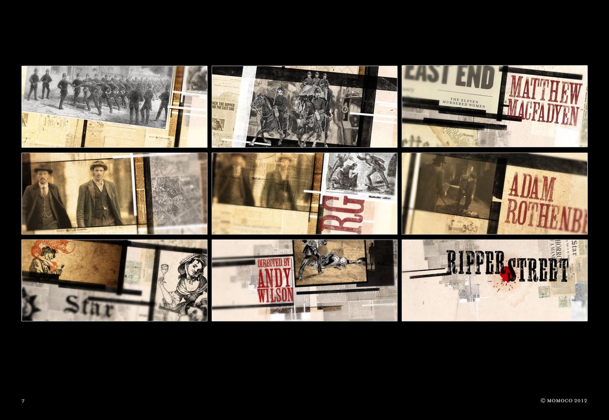 MrDMBarcroft's tweet photo. My exclusive #RipperStreet interview with the titles designer, Nic Benns featuring rare &amp; previously unseen images ~ https://t.co/P8cKCSbTKW https://t.co/7Tlf87lVlQ