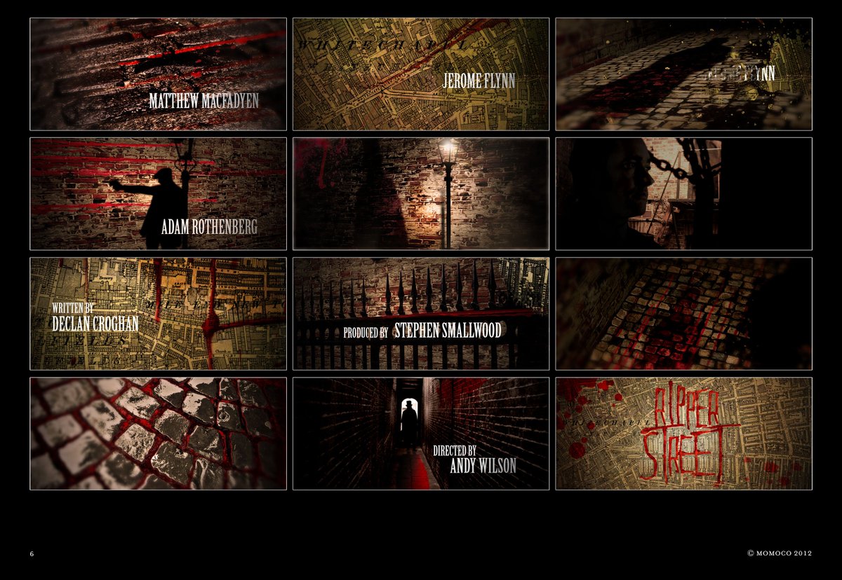 MrDMBarcroft's tweet photo. My exclusive #RipperStreet interview with the titles designer, Nic Benns featuring rare &amp; previously unseen images ~ https://t.co/P8cKCSbTKW https://t.co/7Tlf87lVlQ
