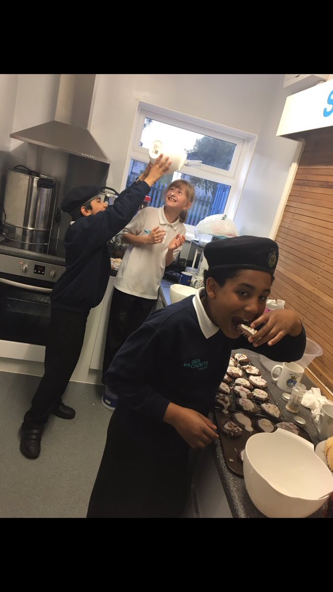 TSDauntless's tweet photo. Our Juniors had lots of fun and made lots of mess last night making some tasty homemade biscuits, of course the OiC had to have a cuppa too! https://t.co/P0g4tgSF2X