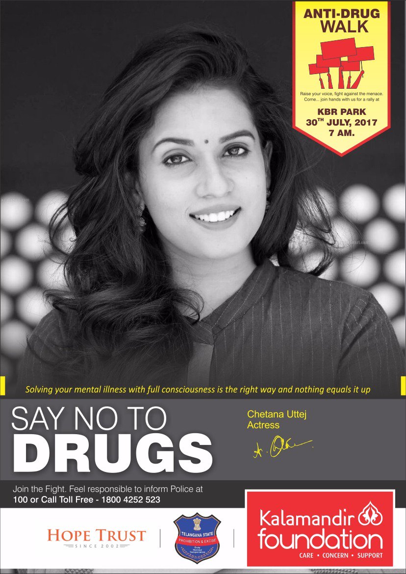 ChetanaUttej's tweet photo. A walk for a better future, come join with us on 30th July at 7am!
#SayNoToDrugs https://t.co/4LKJTEwZRY