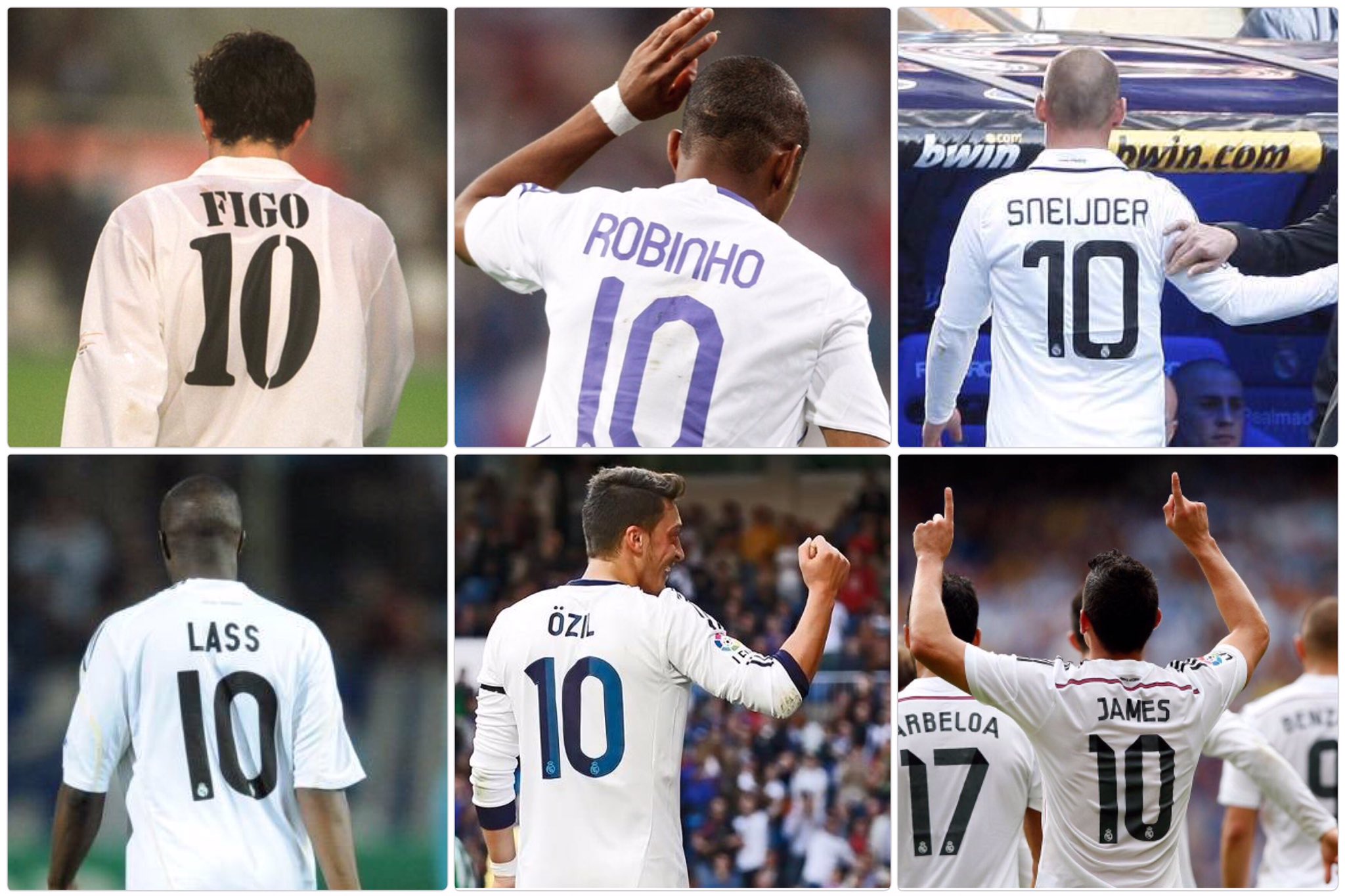 توییتر Madridista 92 48 در توییتر マドリーの21世紀以降の背番号 10 フィーゴ ロビーニョ スナイデル ラス エジル ハメス ロドリゲス モドリッチ New マドリーの新 10 番はモドリッチに