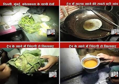 IYC_Mumbai's tweet photo. Unacceptable detoriating Food Quality in Trains HUGE #FoodScam on the rise No Bills or Menu cards being provided to passengers #RailwayMess https://t.co/slNITa16f6
