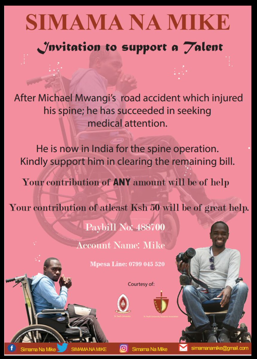 KikijoeMbugua's tweet photo. 50ksh can change a life #BringMikeBackHome @ntvkenya @nhifkenya @USEmbassyKenya @MikeSonko @KideroEvans @MigunaMiguna @RailaOdinga https://t.co/WOTdtwVDDV