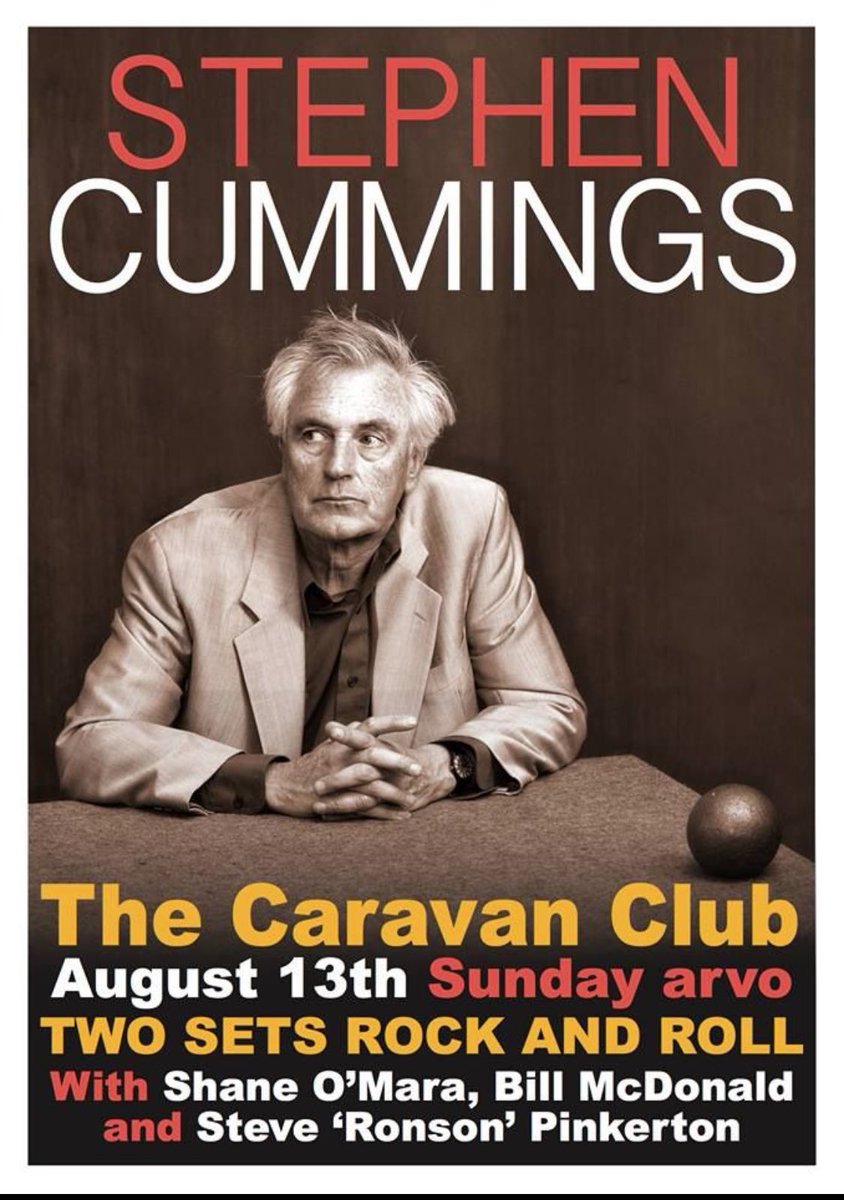 caravanmusic_au's tweet photo. Our fave #stephencummings at the 'van Sunday August 13th 3pm! Book it @ https://t.co/dC0mOc6yvv #livemusicmelbourne #oakleighmusic #gigs https://t.co/7zOwPPPC9w