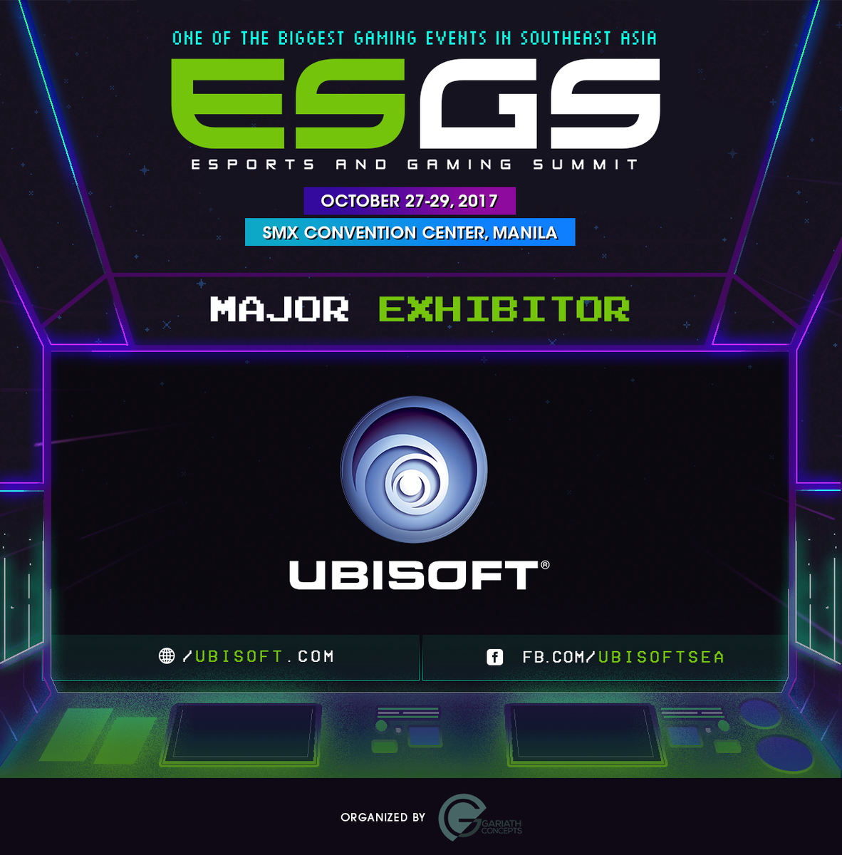 JBGariath's tweet photo. Thank you Ubisoft for your continued trust and support! :)

https://t.co/ArYWyCZXjP

#UbisoftSEA #ESGS2017 #ESGSSEA https://t.co/6tSZtbqcAt