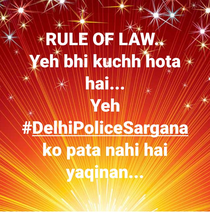 tshamsi88's tweet photo. Gandhi Chale Gaye @DelhiPolice is this your admission of the fact that India is now under  Dictatorial Regime &amp; not Rule Of Law ? https://t.co/YiNRlv81vX