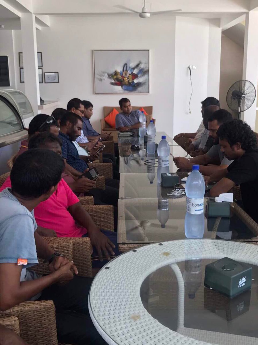 Azhartu's tweet photo. #PPMTeam Now at K.Thulusdhoo. Saabahey Team. https://t.co/ySWAKAgN4r