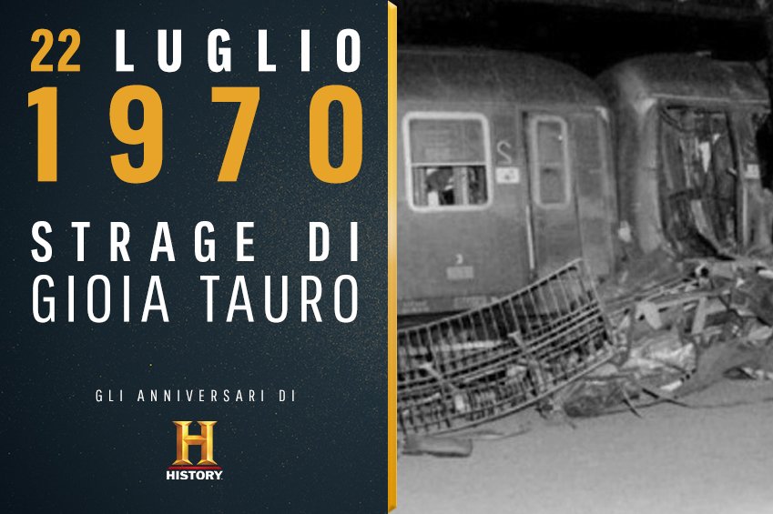 HISTORYIta's tweet photo. Verso le ore 17 il treno direttissimo Palermo-Torino deraglia nei pressi di Gioia Tauro, provocando 6 morti e più di 70 feriti. #SuccedeOggi https://t.co/xNMdkSxhyl