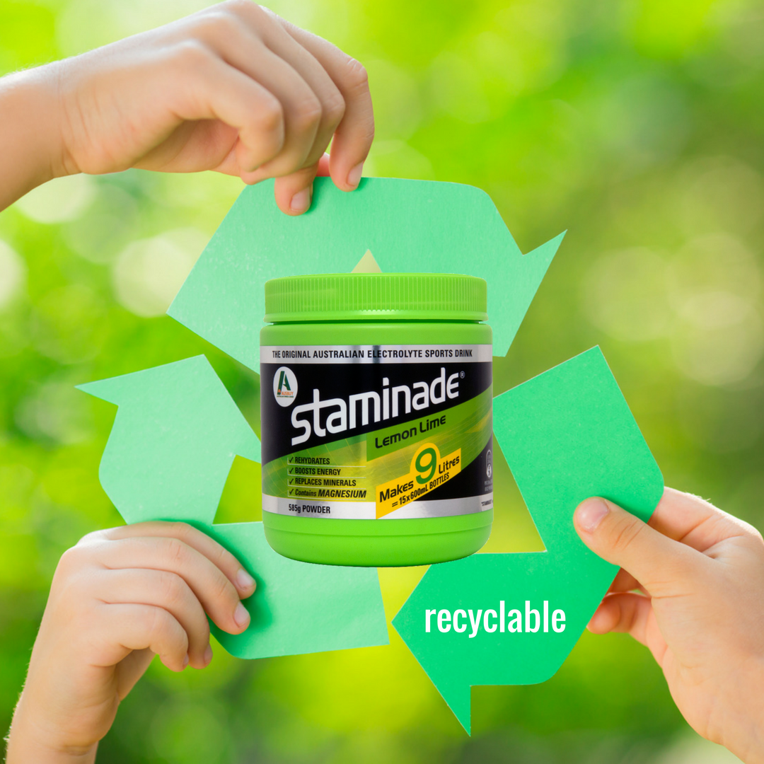staminade_aus's tweet photo. Did you know the #Staminade tub & even the scoop is recyclable? Find out more about Staminade at https://t.co/aDxklDSC4o #sportsdrink https://t.co/xotLuNkJQH