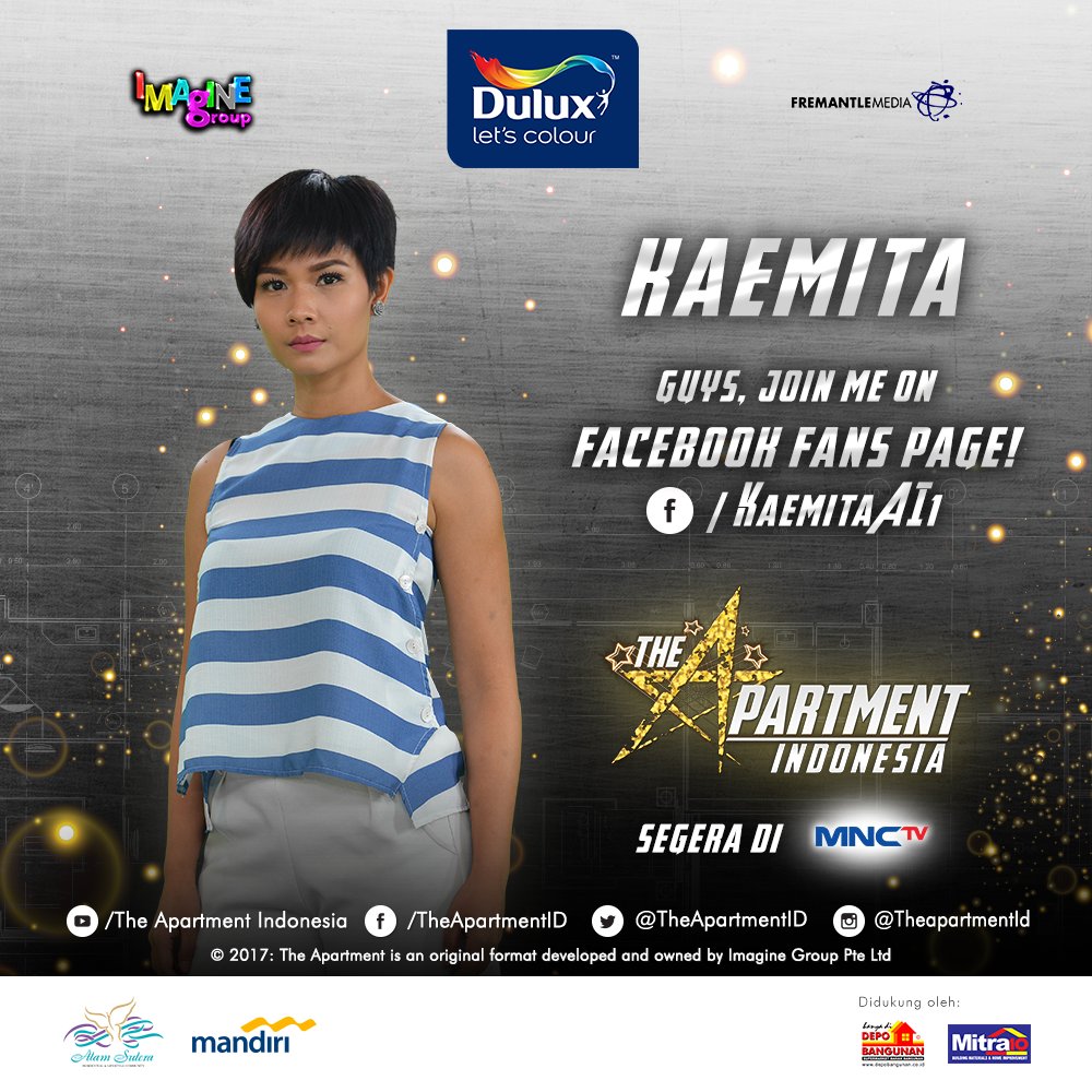 Wanita cantik <a href="/kaemita/">Kaemita Boediono</a> ternyata sudah sangat menantikan #TheApartmentID. Seperti apa perjalanannya? Saksikan hanya di <a href="/Official_MNCTV/">MNCTV</a>