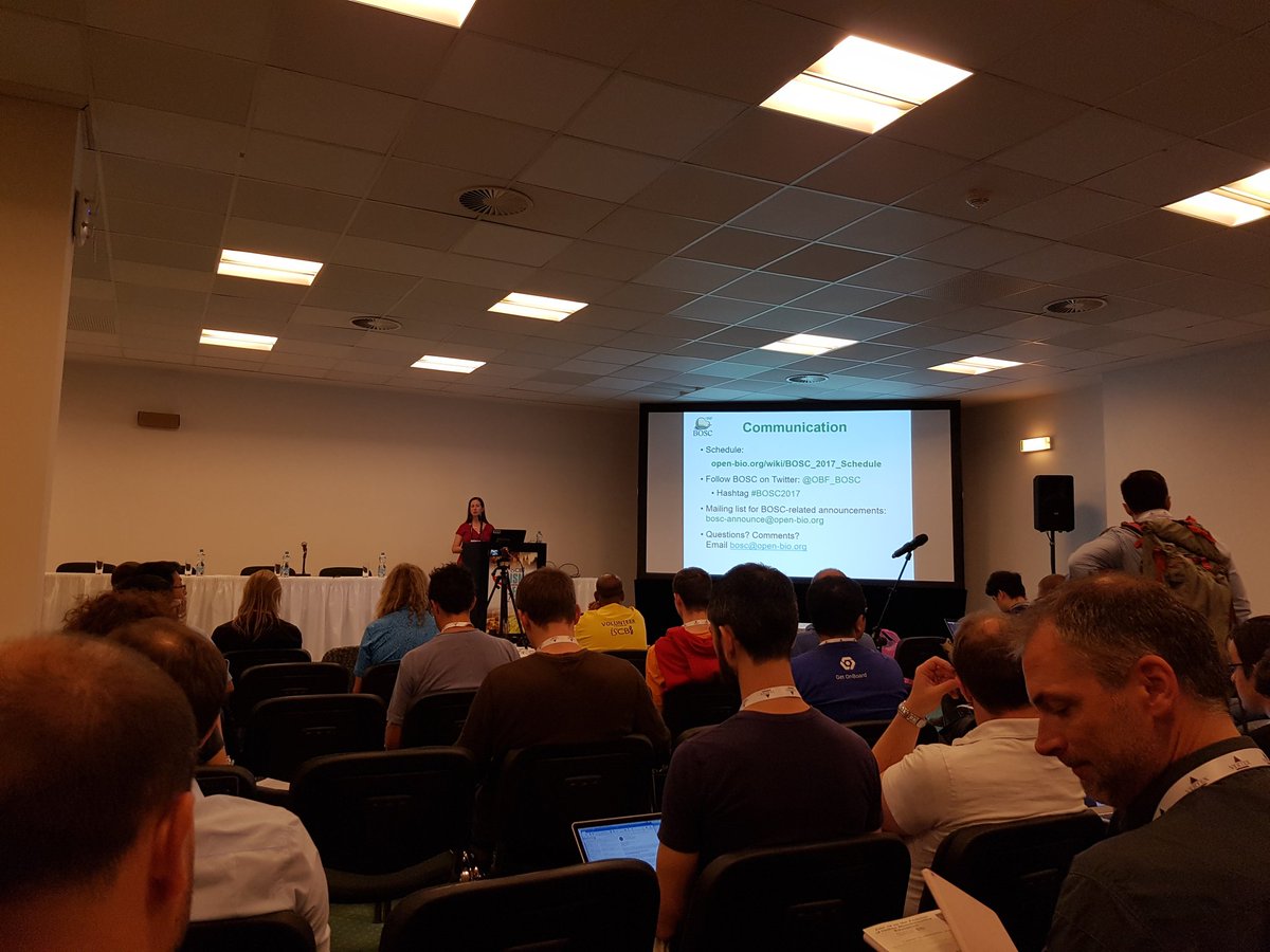 yoyehudi's tweet photo. It's finally time! At BOSC kick-off #bosc17 #ismbeccb https://t.co/Tcq88rjCUI