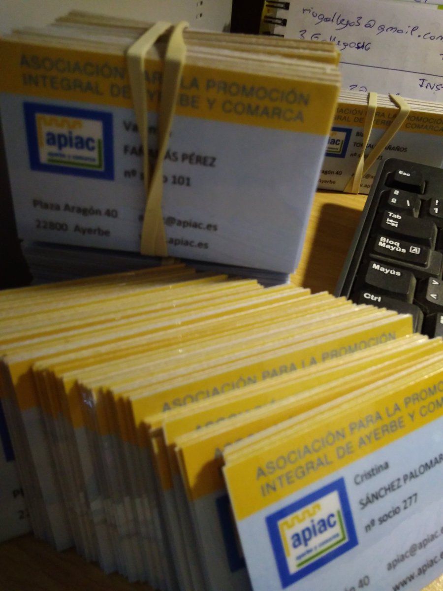 APIACAyerbe's tweet image. Especial #APIAC,  ya tenéis carnets de socio! El Día del Socio,  todavía pendiente de confirmar,  os haremos entrega del mismo.