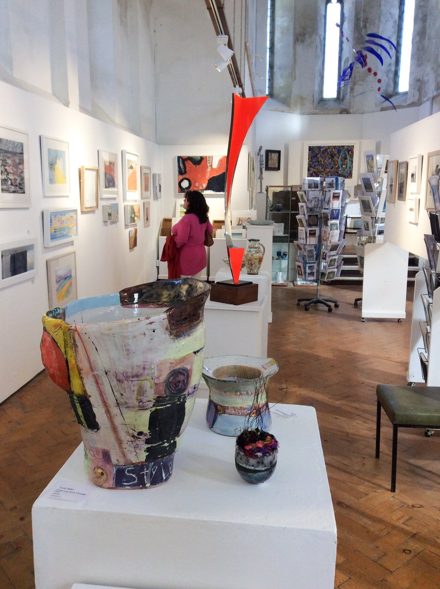 KarenMcEndoo's tweet photo. A quick visit to @StIvesSociety new Summer show today. Looking great! #stives #thesloopinn #marinersgallery #contemporaryart #norwaysquare https://t.co/qDN1lw4hbY