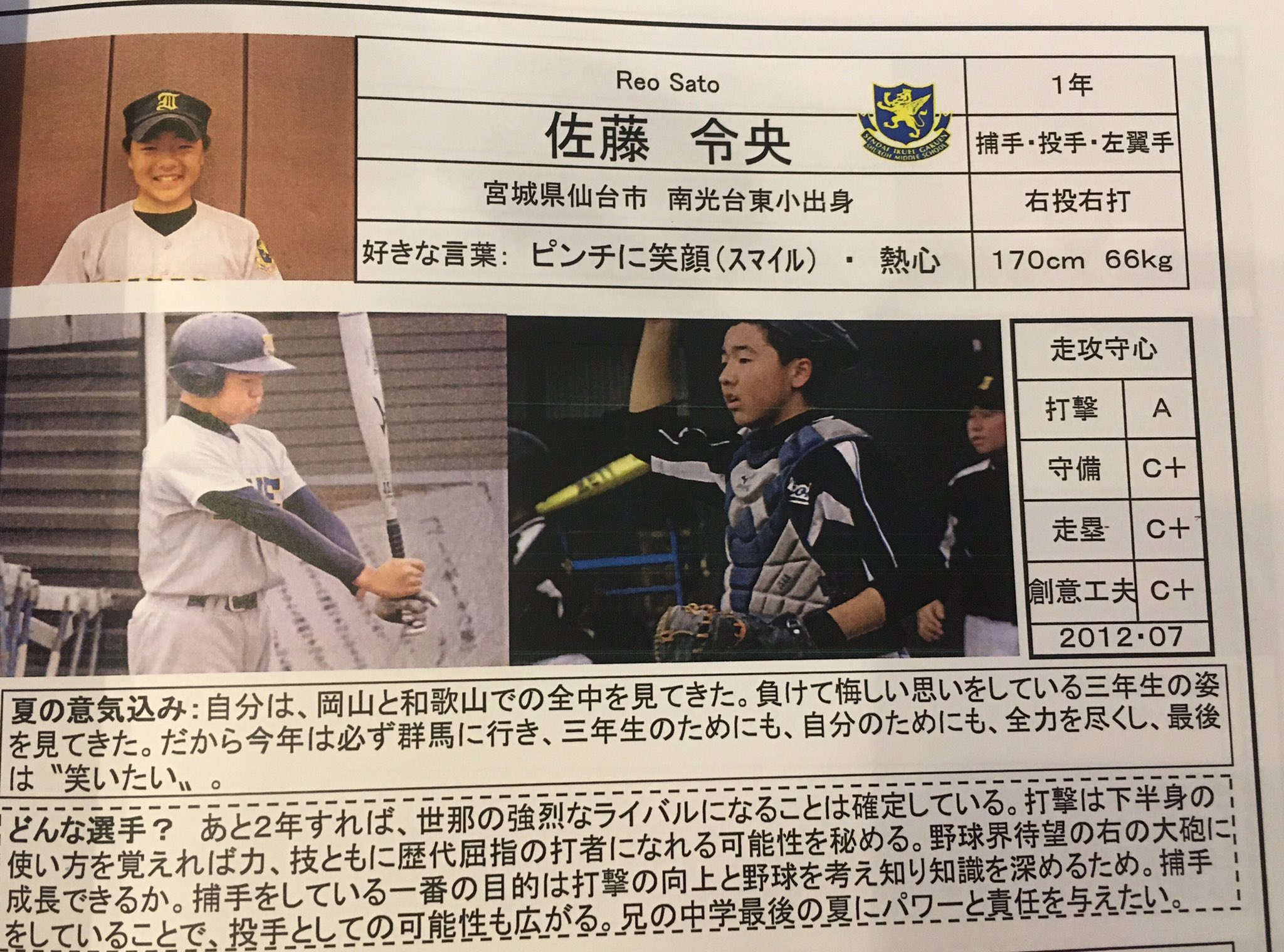 在twitter 上查看 Shukohbaseball 在17年7月22日的推文 Twitter