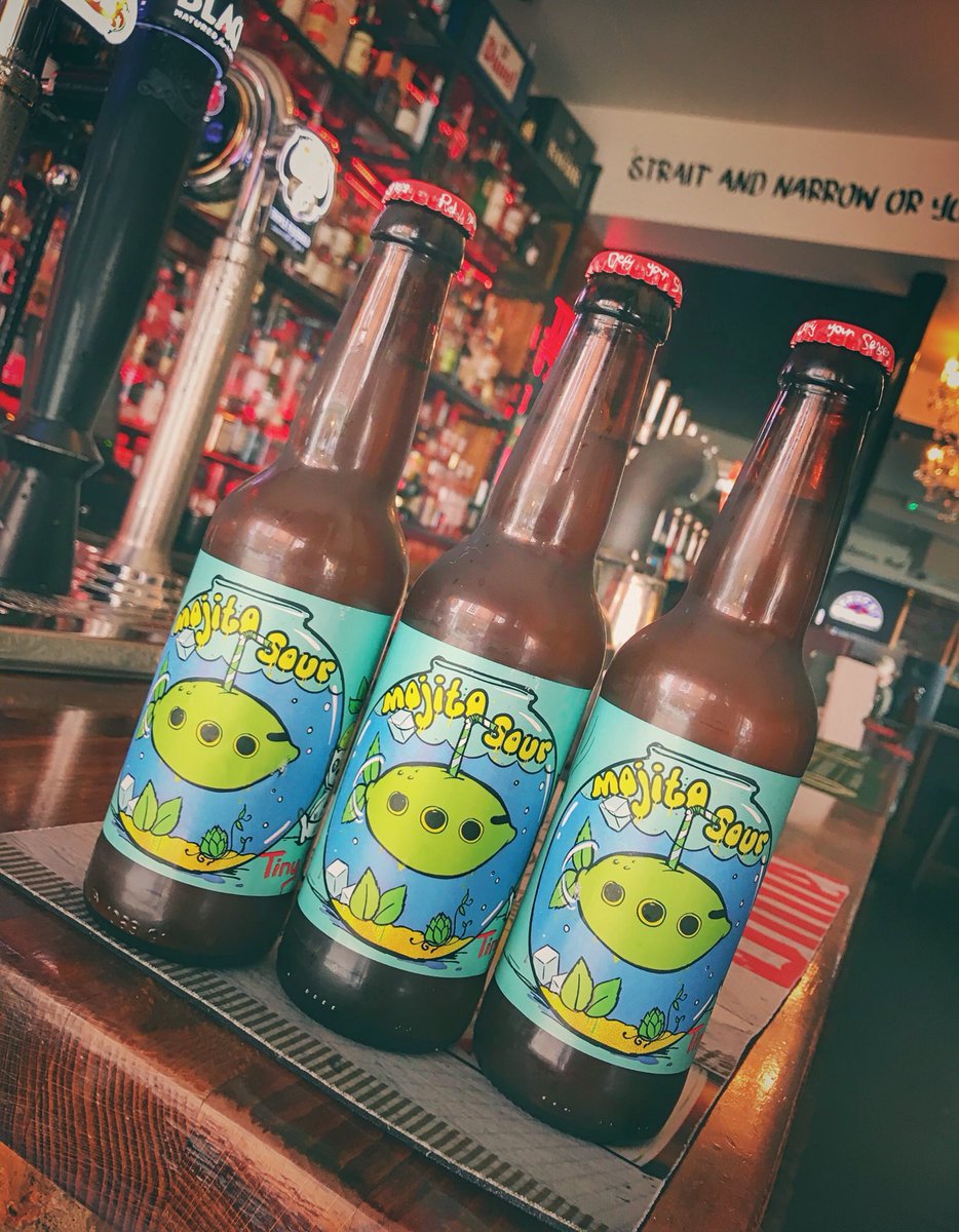 StraitandNarro's tweet photo. NEW BEER ALERT!!! @tinyrebelbrewco Mojito Sour 3.5%, light and refreshing, great thirst  quencher #RebelsnotPunks #Rebelscum https://t.co/042jyxkcCw